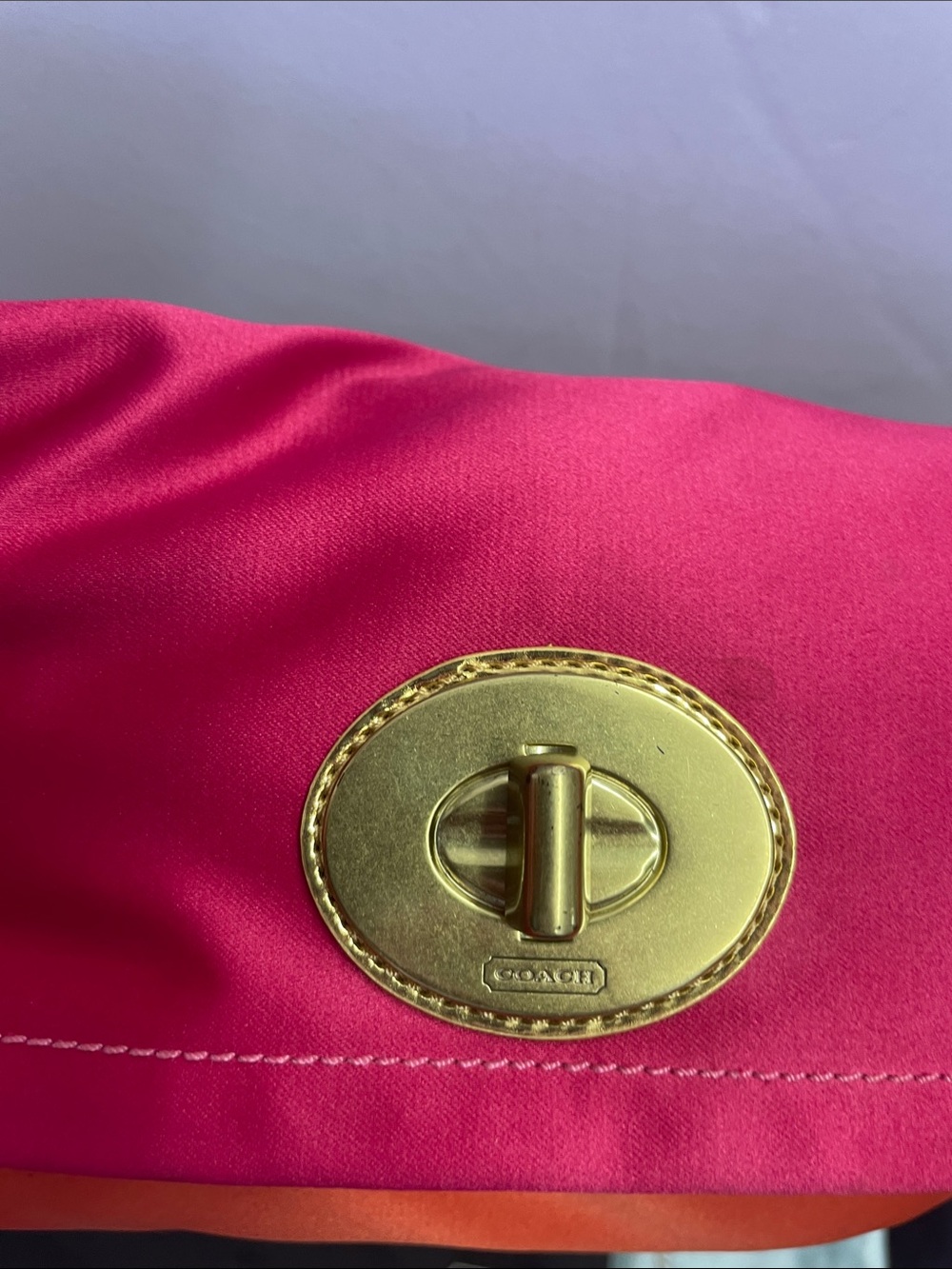Coach ‘Amanda’ Satin Foldover Clutch - Picture 6 of 13